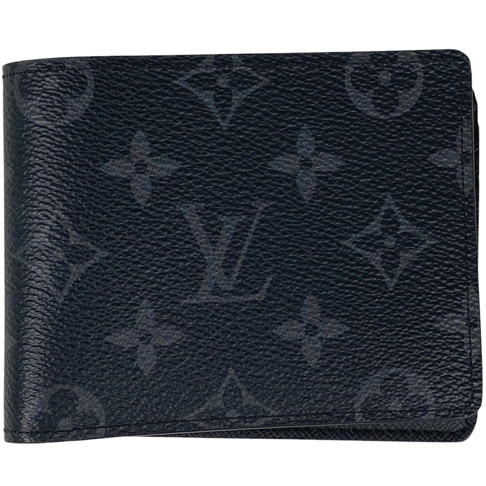 Louis Vuitton Portefeuille Multiple Billfold Card Holder Bi fold Wallet